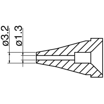 喷嘴尺寸 1.3 毫米HAKKO白光N50-05